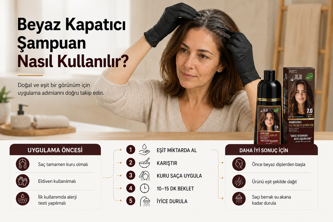 Beyaz Kapatıcı Şampuan Nasıl Kullanılır?