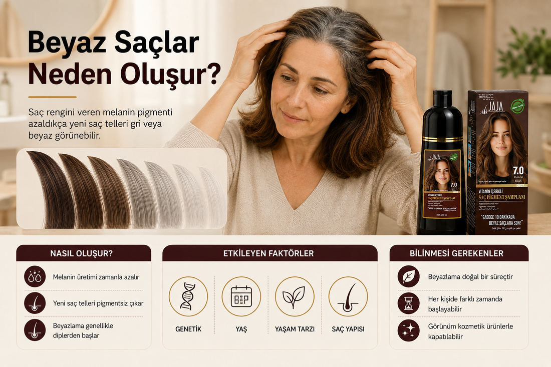 Beyaz Saçlar Neden Oluşur?