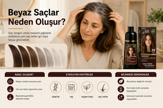 Beyaz Saçlar Neden Oluşur?