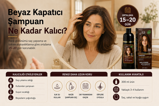 Beyaz Kapatıcı Şampuan Ne Kadar Kalıcıdır?