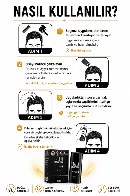 Jaja Saç Fiberi Topik | 50 gr